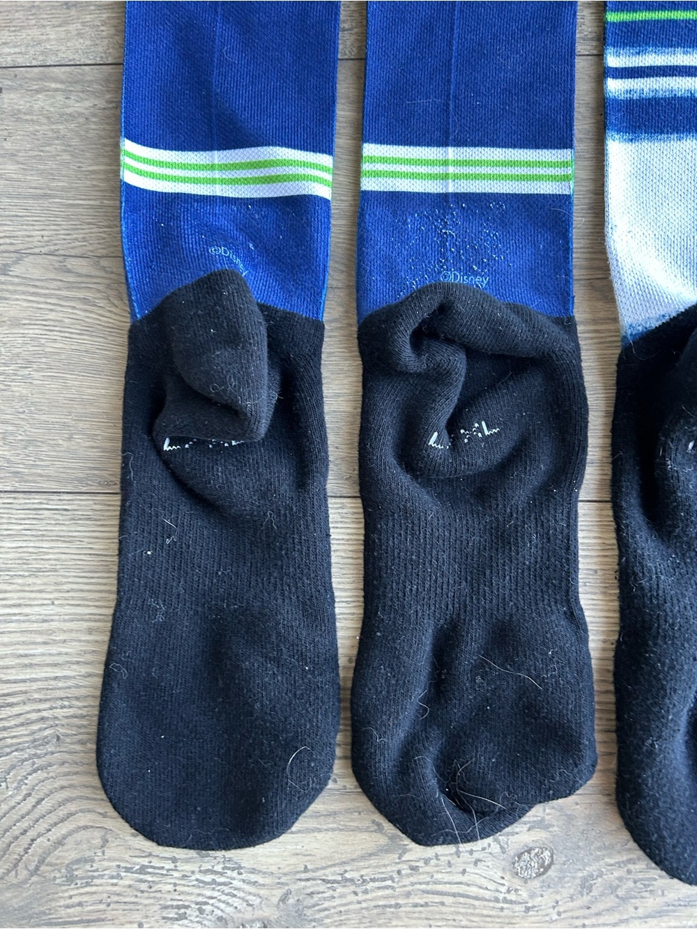 Seattle Seahawks x Disney Crew Socks - Navy & Green - 3 Pairs - Picture 6 of 8